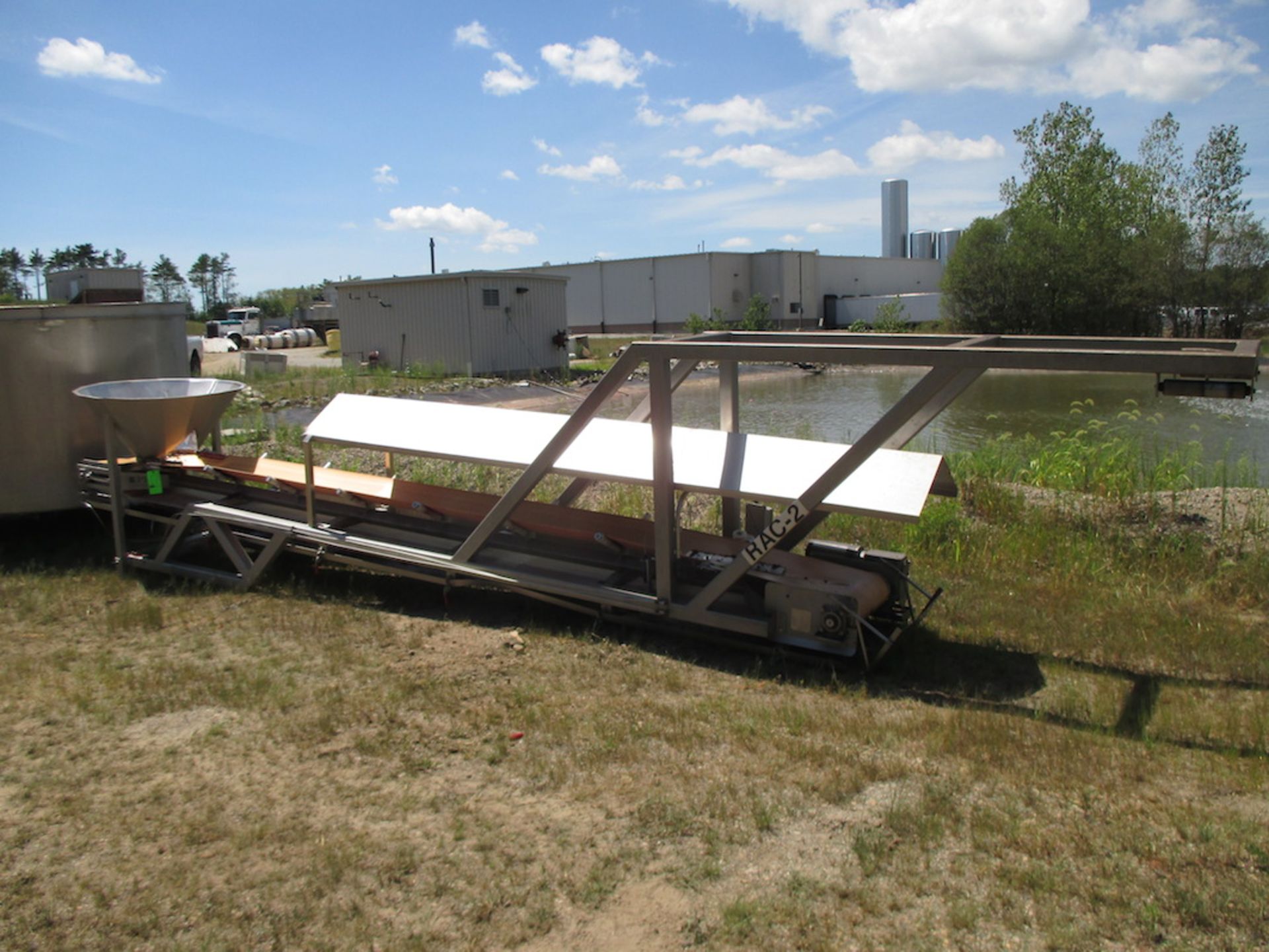 PPM Technologies Stainless Steel Incline Conveyor with Drive, 18? Wide Belt, Conveyor is Approx - Image 2 of 3