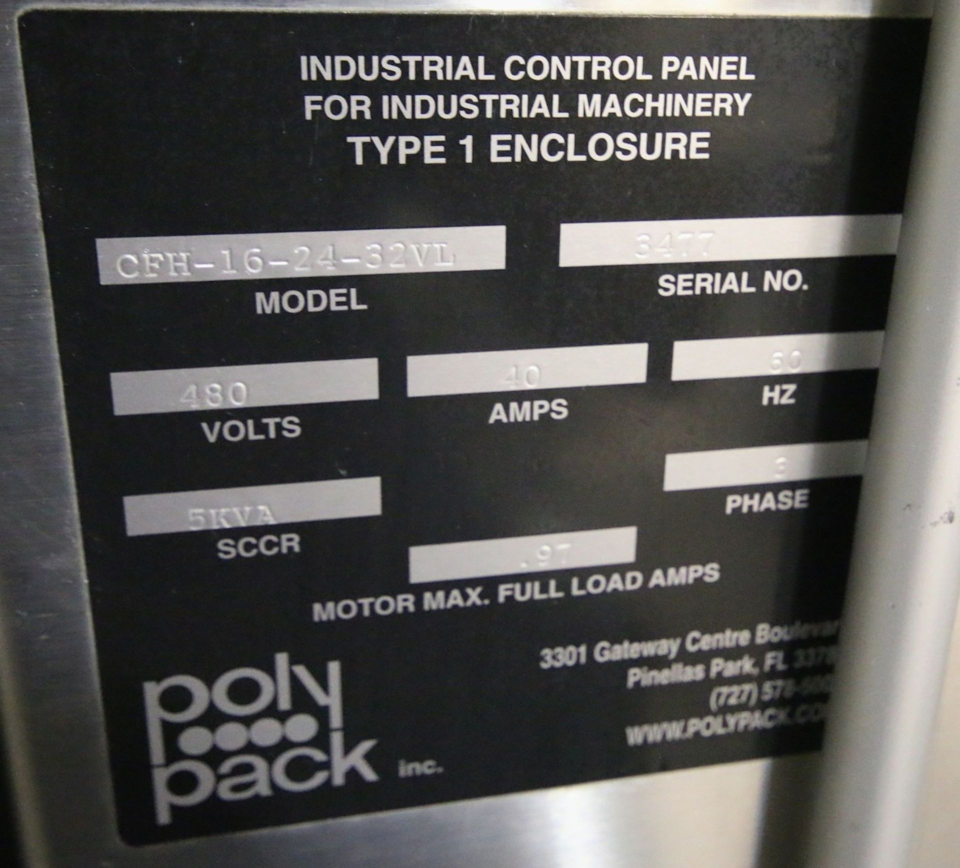 2008 Polypack All S/S Overwrapper/Shrink Wrap Tunnel, Model CFH 16-24-32VL, S/N 3477 (Set-Up to Ru - Image 16 of 20