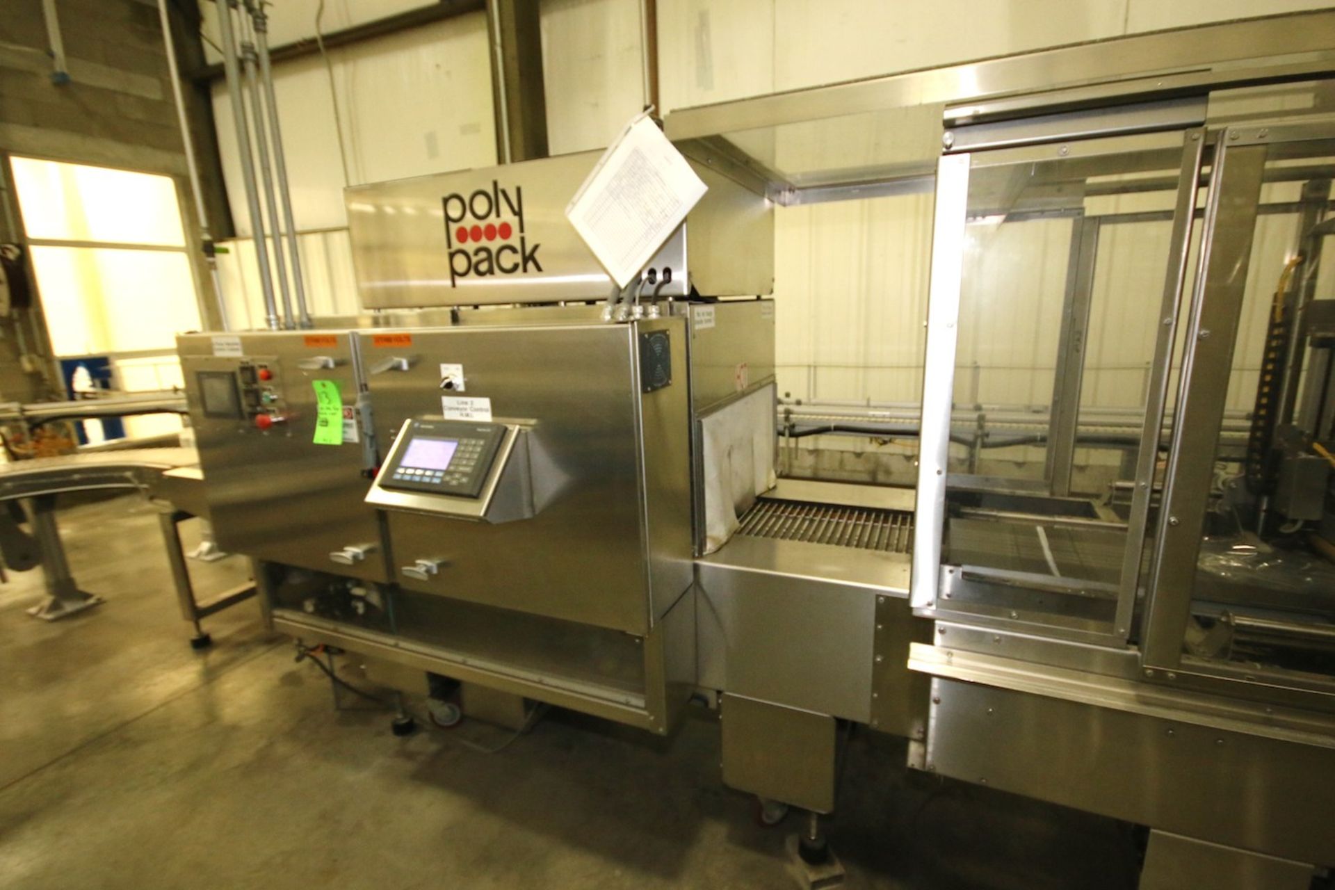 2008 Polypack All S/S Overwrapper/Shrink Wrap Tunnel, Model CFH 16-24-32VL, S/N 3477 (Set-Up to Ru - Image 8 of 20