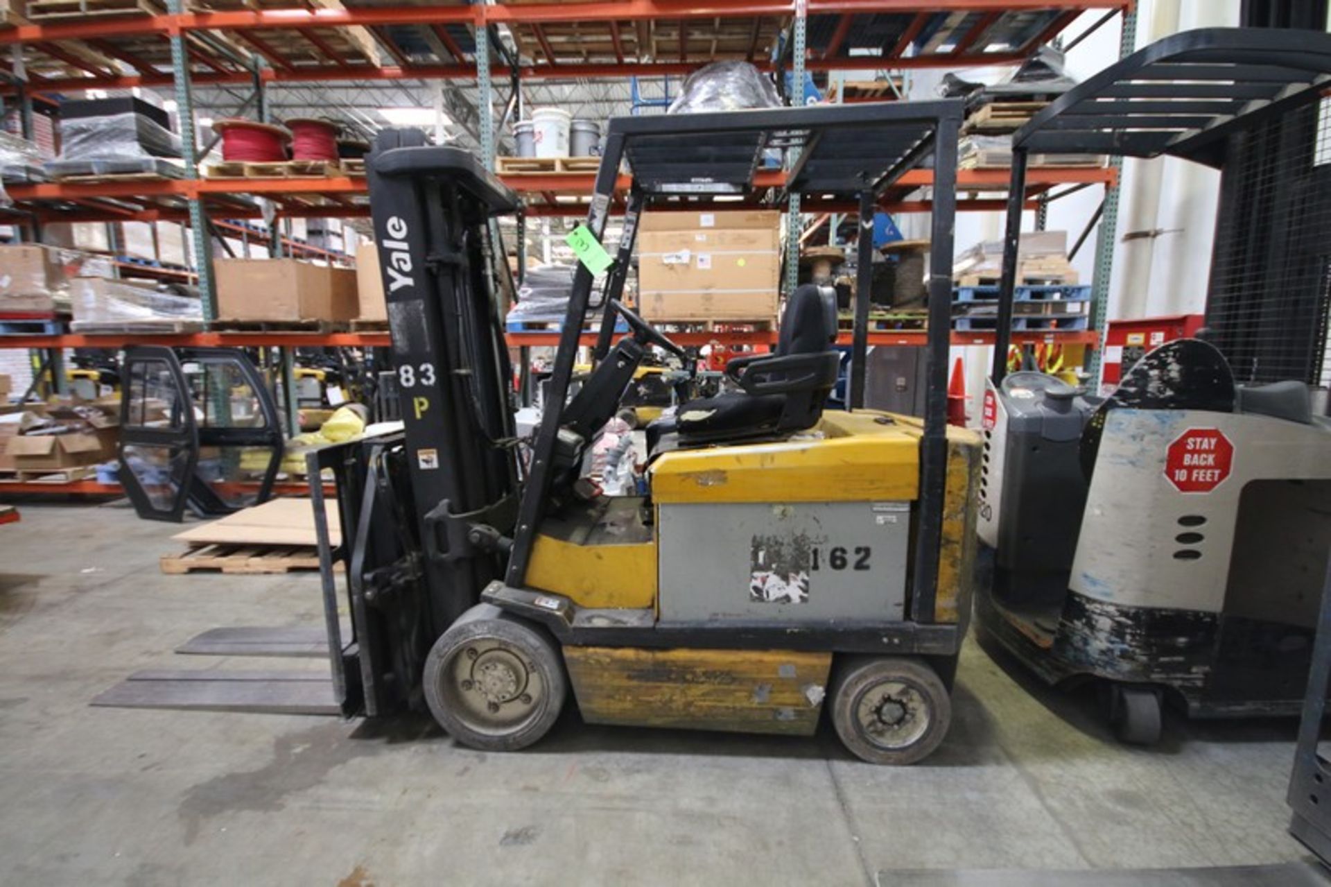 YALE, 3 Stage Mast Forklift, Model ERC060, S/N E108V08491V, 4,600lbs Capacity, 187.8 inch Load - Image 2 of 6