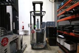 CROWN Stand Up Forklift, Model RD5220, S/N 1A321880, Long Reach Fork Extenders, Side Shift