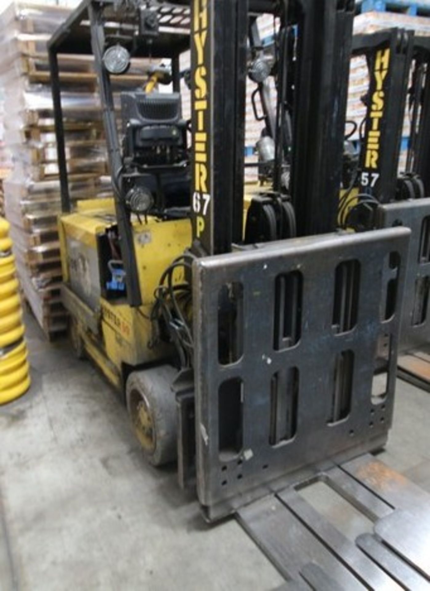 HYSTER, 3 Stage Mast Forklift, Model E50XM, S/N C108V21200R , 3,700lbs Capacity, Equipped with LORAN - Image 2 of 6