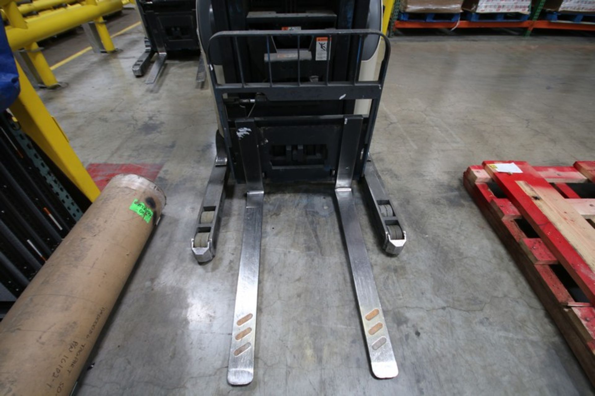 CROWN Stand Up Forklift, Model RD5220, S/N 1A322008 , Long Reach Fork Extenders, Side Shift - Image 2 of 4