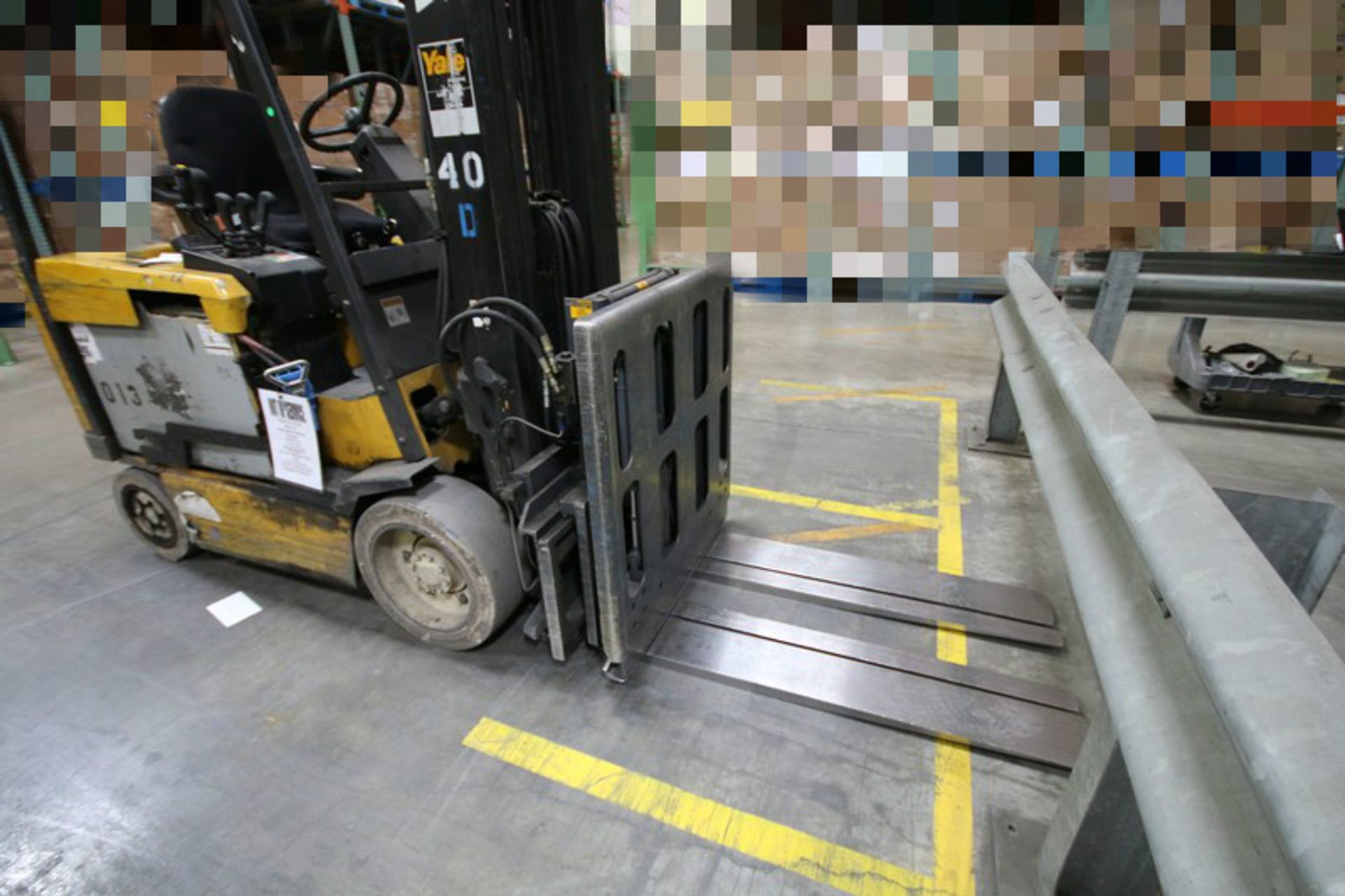 YALE, 3 Stage Mast Forklift, Model ERC060, S/N E108V08478V, 4,400lbs Capacity, 187.8 inch Load - Image 5 of 7