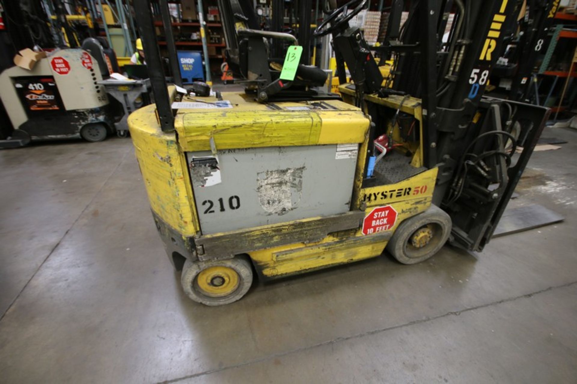 HYSTER, 3 Stage Mast Forklift, Model E50XL, 3,700lbs Capacity, S/N C108V21226R, Equipped with - Image 5 of 9