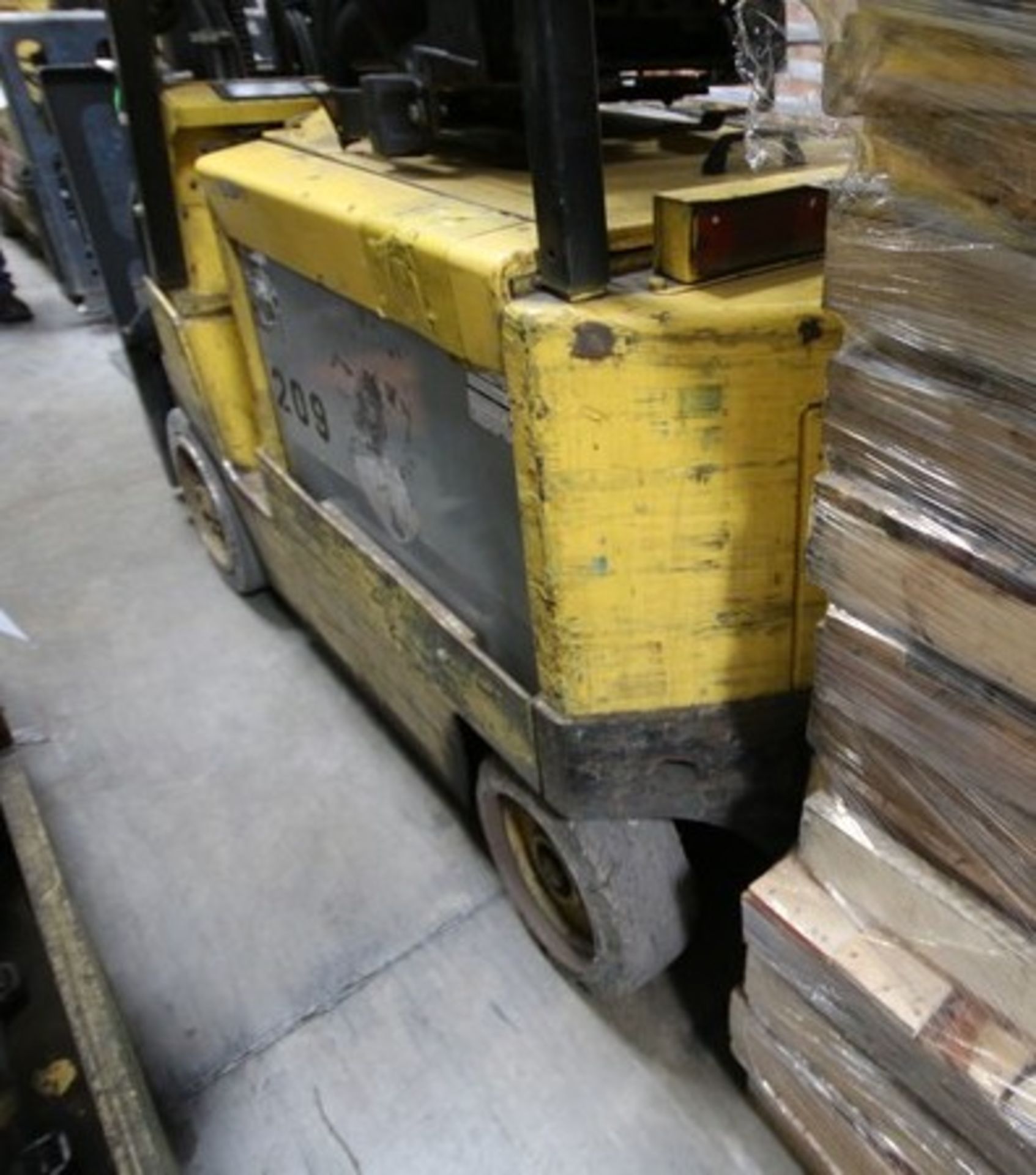 HYSTER, 3 Stage Mast Forklift, Model E50XM, S/N C108V21200R , 3,700lbs Capacity, Equipped with LORAN - Image 5 of 6