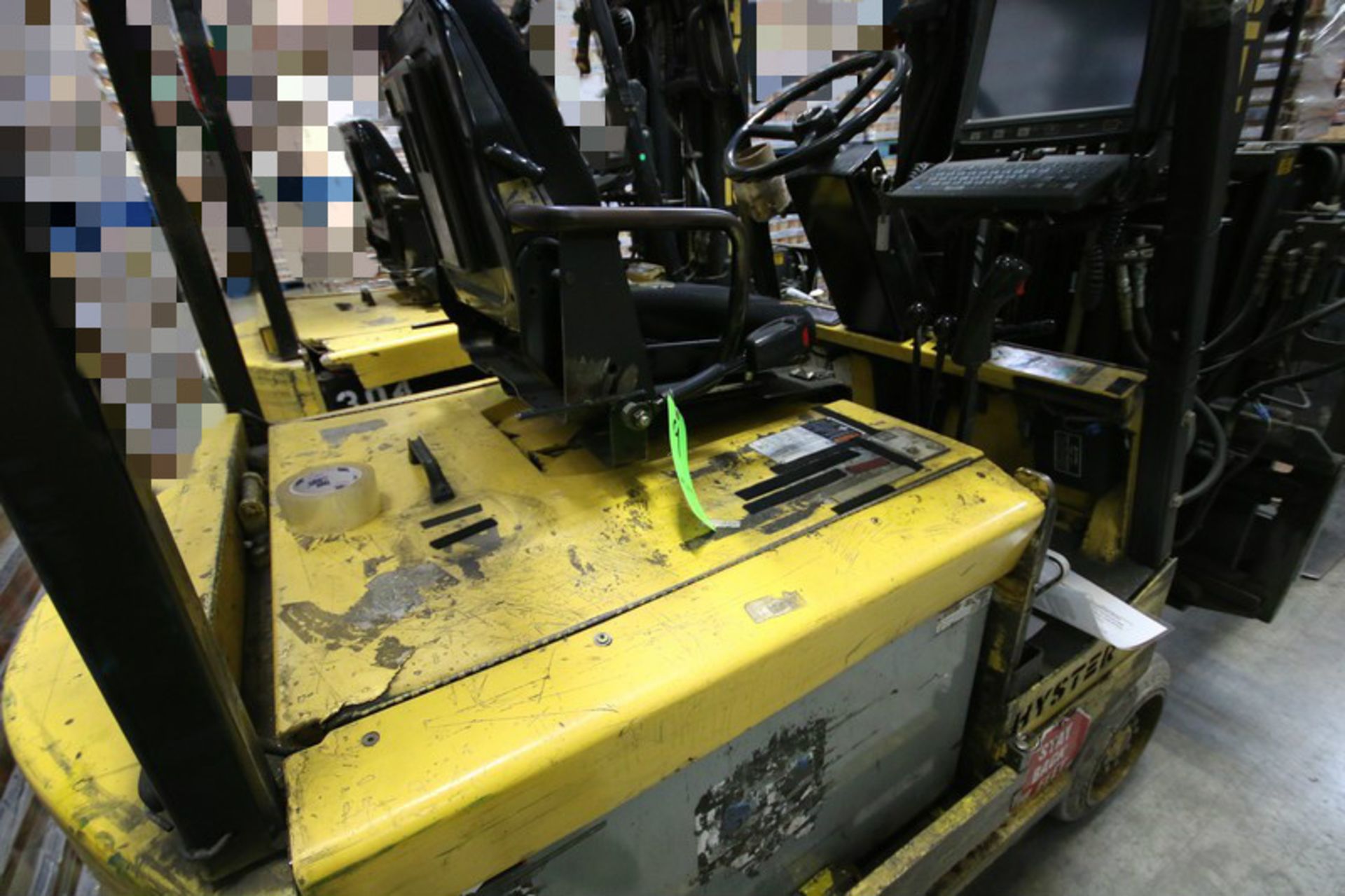 HYSTER, 3 Stage Mast Forklift, Model E50XM, S/N C108V21191R, 3,700lbs Capacity, Equipped with - Image 6 of 6