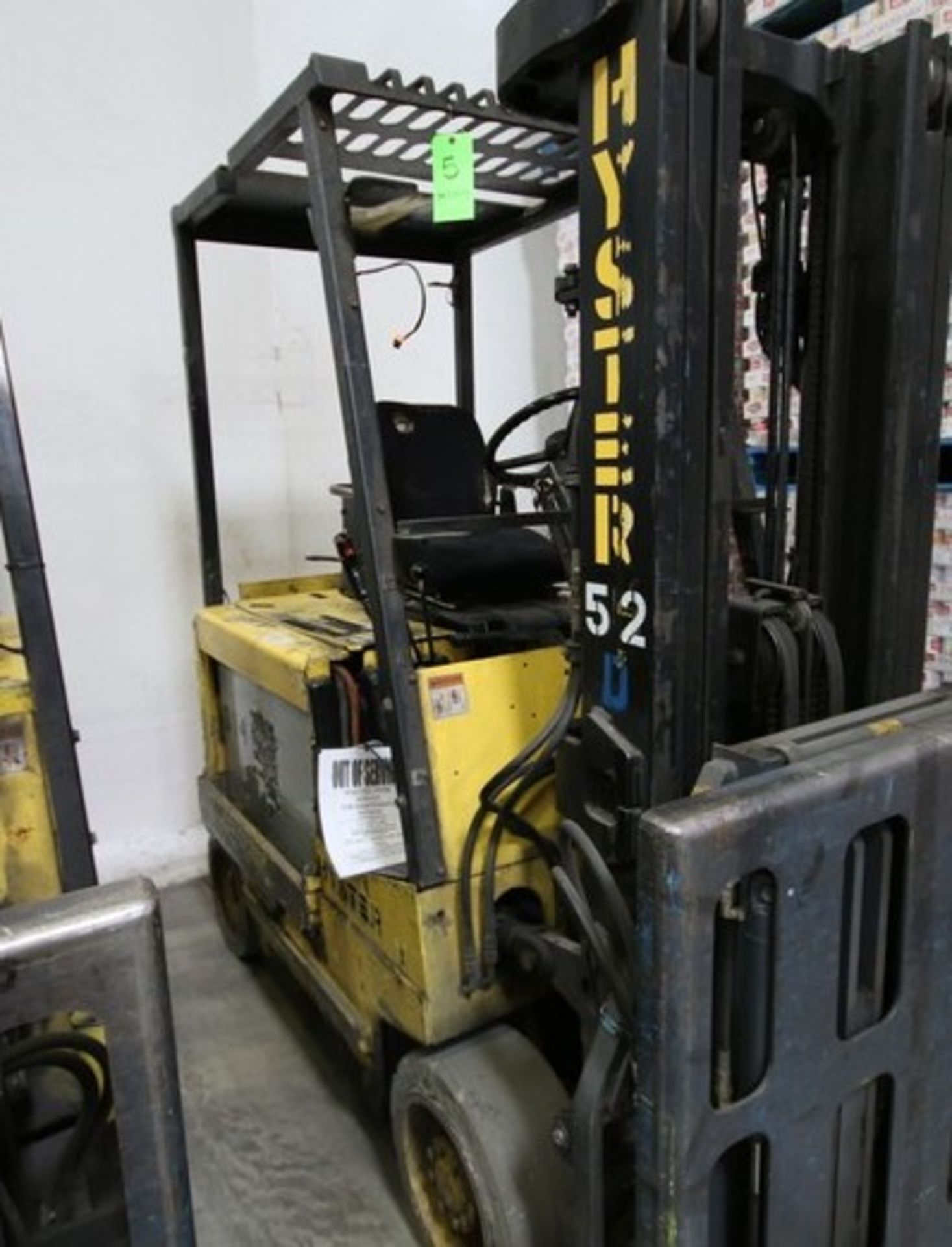 HYSTER, 3 Stage Mast Forklift, Model E50XM, S/N C108V21231R, 3,700lbs Capacity, Equipped with - Image 2 of 6