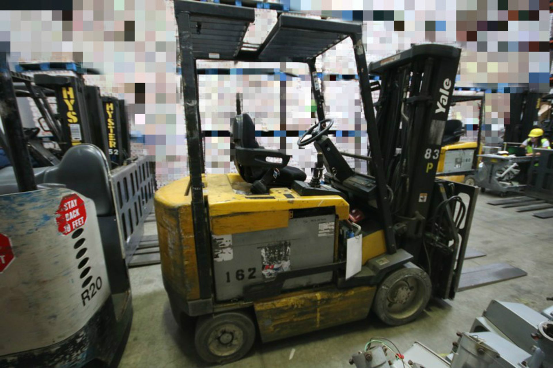 YALE, 3 Stage Mast Forklift, Model ERC060, S/N E108V08491V, 4,600lbs Capacity, 187.8 inch Load - Image 3 of 6