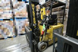 HYSTER, 3 Stage Mast Forklift, Model E50XM, S/N C108V21200R , 3,700lbs Capacity, Equipped with LORAN