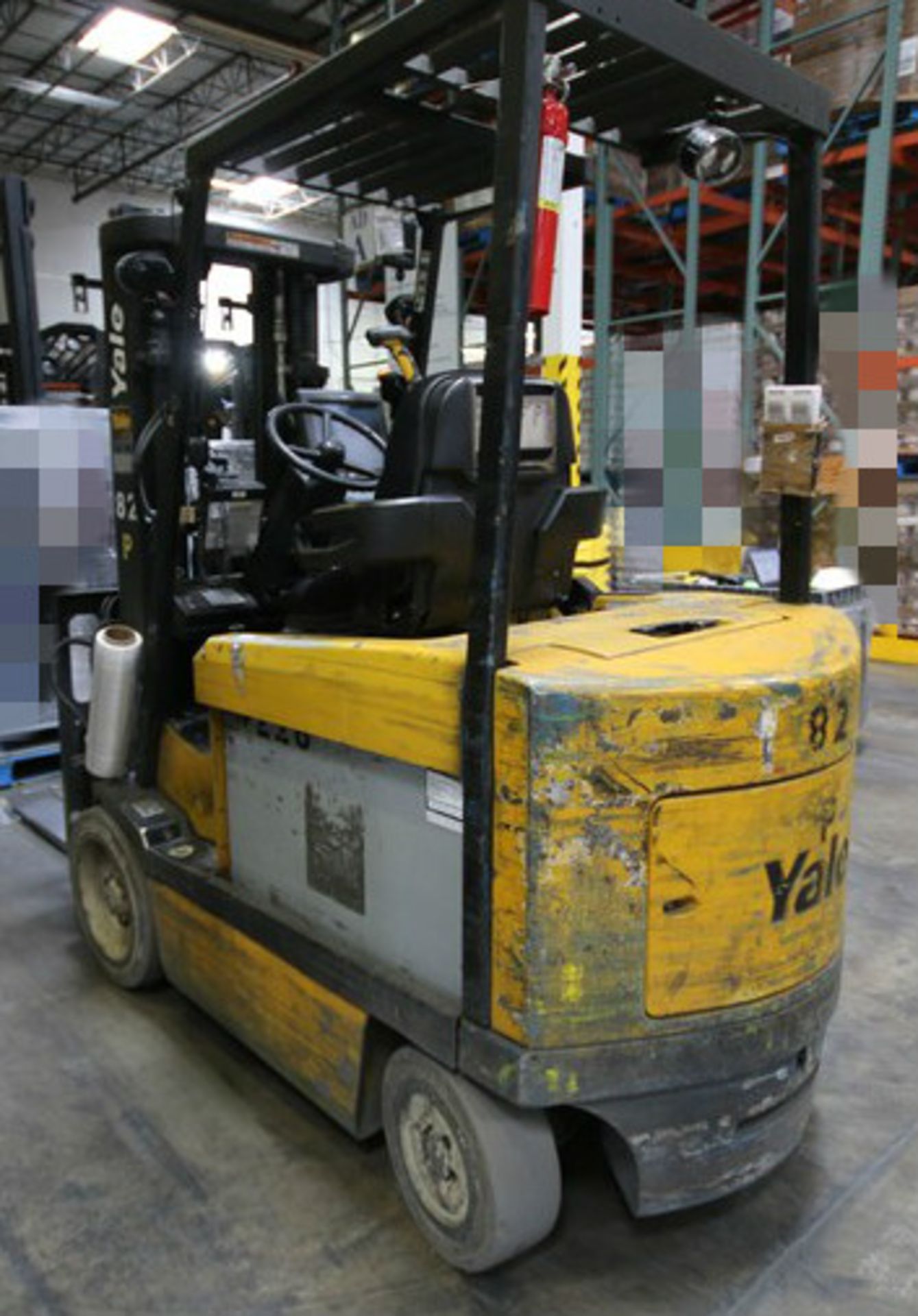 YALE, 3 Stage Mast Forklift, Model ERC060, S/N E108V08486V, 4,750lbs Capacity, 187.8 inch Load - Image 4 of 11