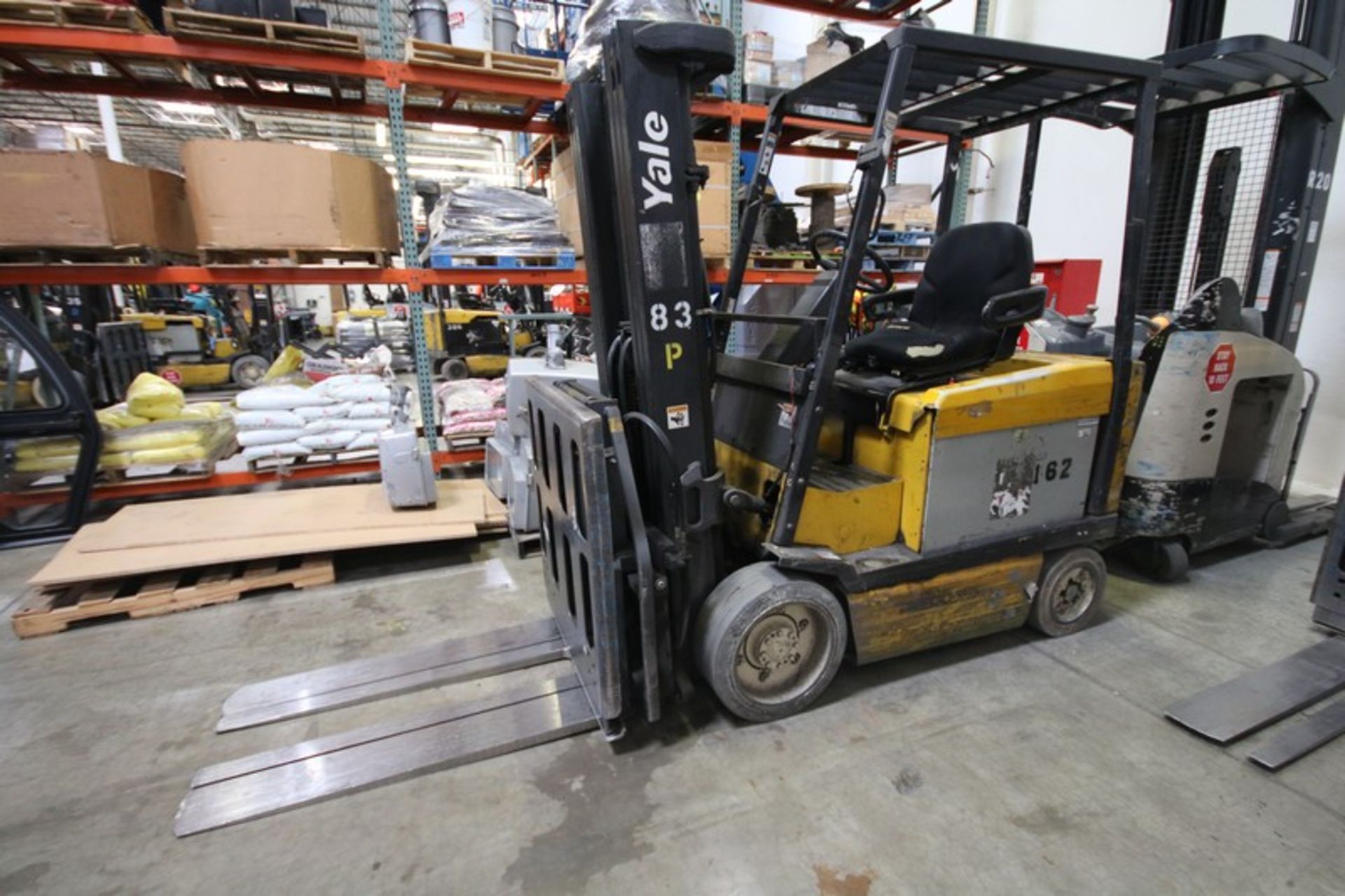 YALE, 3 Stage Mast Forklift, Model ERC060, S/N E108V08491V, 4,600lbs Capacity, 187.8 inch Load