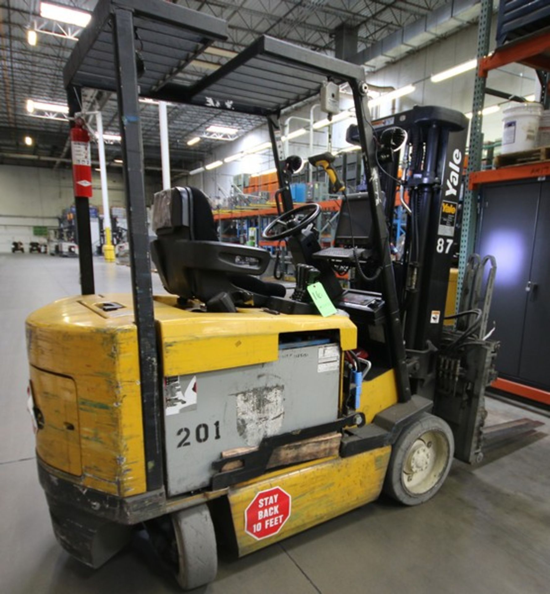 YALE, 3 Stage Mast Forklift, Model ERC060, S/N E108V08497V, 4,900lbs Capacity, 187.8 inch Load
