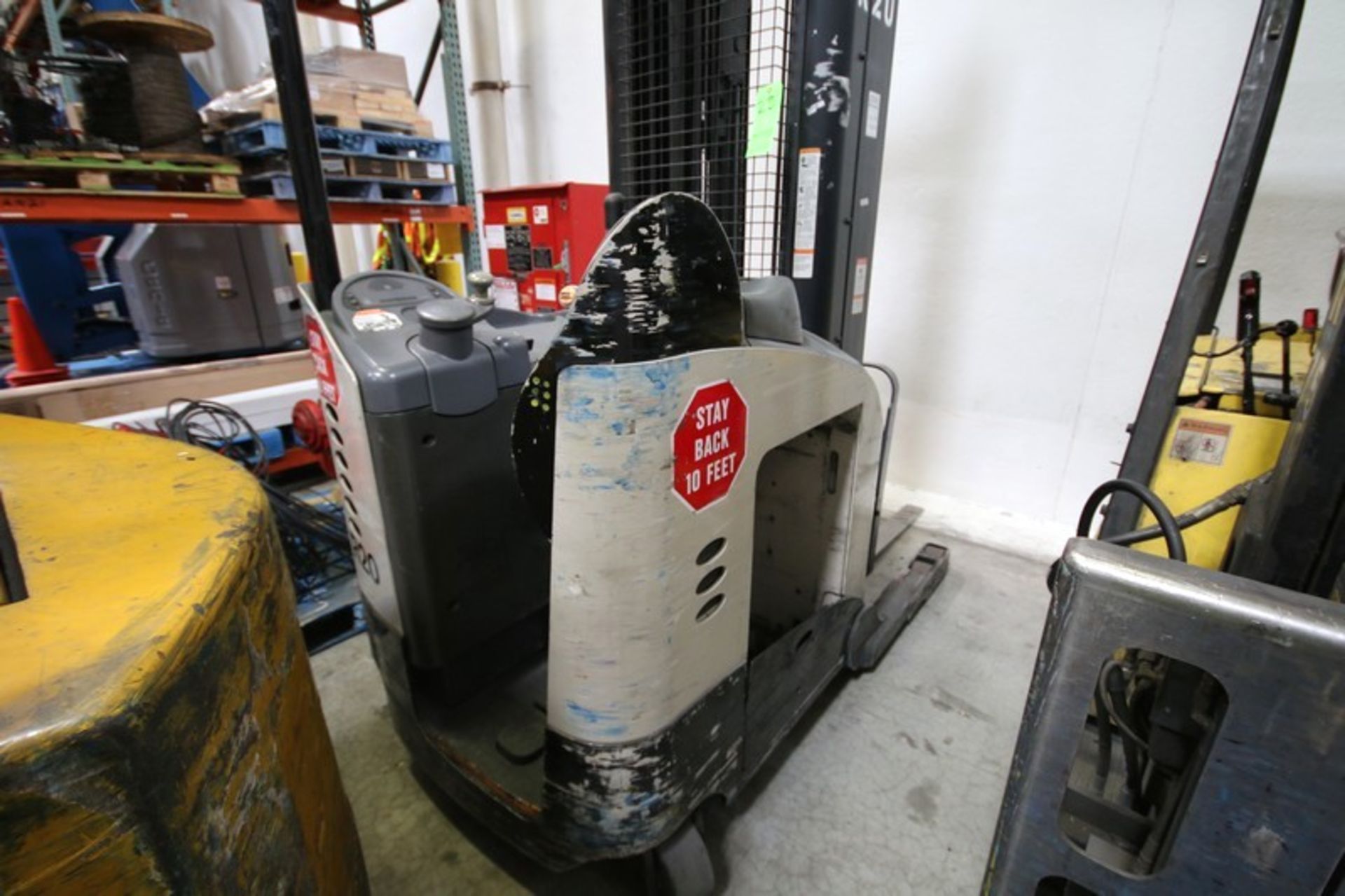 CROWN Stand Up Forklift, Model RD5220, S/N 1A321730, Long Reach Fork Extenders, Side Shift - Image 3 of 5