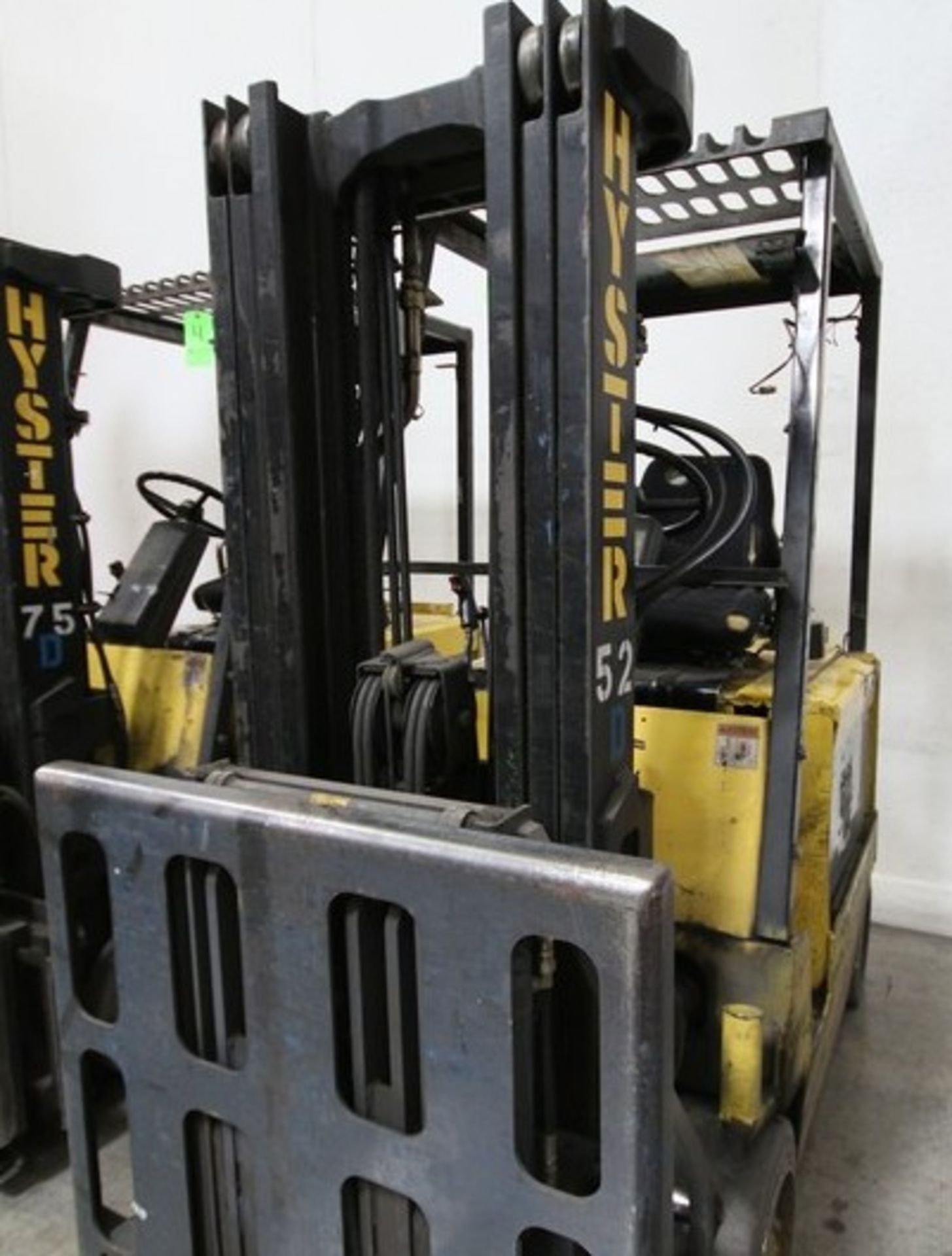 HYSTER, 3 Stage Mast Forklift, Model E50XM, S/N C108V21231R, 3,700lbs Capacity, Equipped with - Image 3 of 6