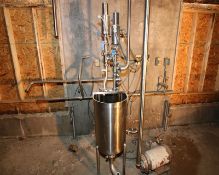 30 Gallon SS Balance Tank With (2) WCB Air Valves, 1-1/2? 2" Stations