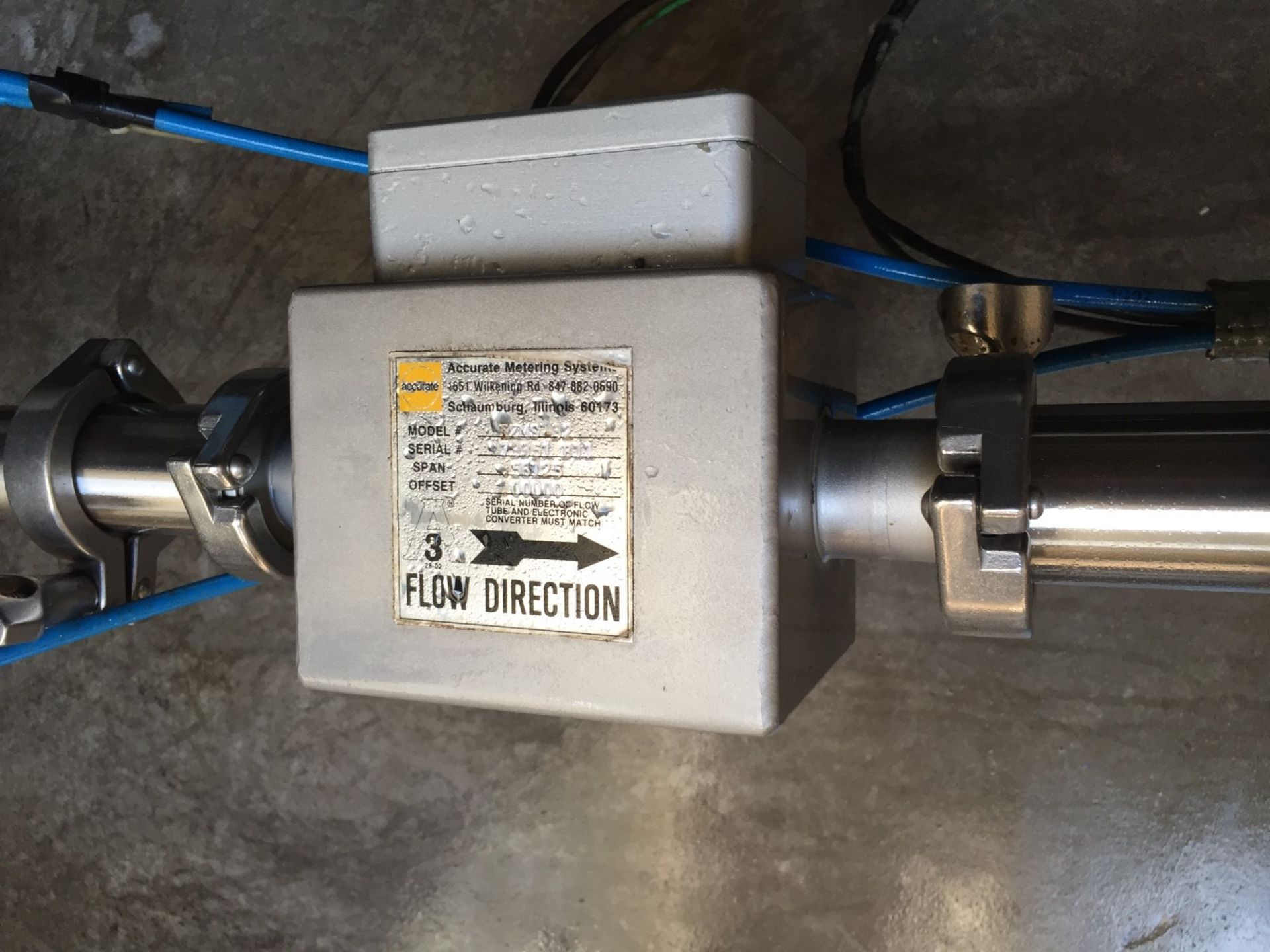 Accurate Metering Systems Flow Meter 1-1/2"