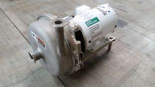 SPX Centrifugal Pump 1HP 0.75in IN 1.25in OUT Model: W+50/8 Serial: 1000002886823 Year: 11/13/13 (