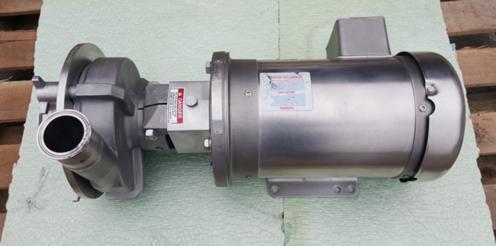 Fristam Model FPX 3531-160 S.S. Centrifugal Pump, 3HP, 1760 RPM, 230/460V