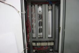 3 Door Line Control Panel, Complete with Allen Bradley Micro Logics 17-Slot Programmable Controller,