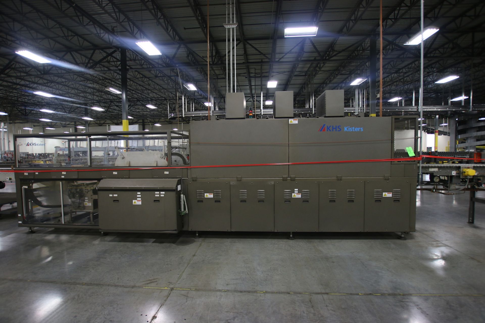 KHS Kisters Shrink Wrapper, Model 601T, S/N 210-03, Previously Running with Printed Film, Approx 16 - Bild 2 aus 16