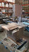 All S/S Band Saw with 3 HP Motor (NOTE: Missingpanel(Located in Nevada)***LKVC***