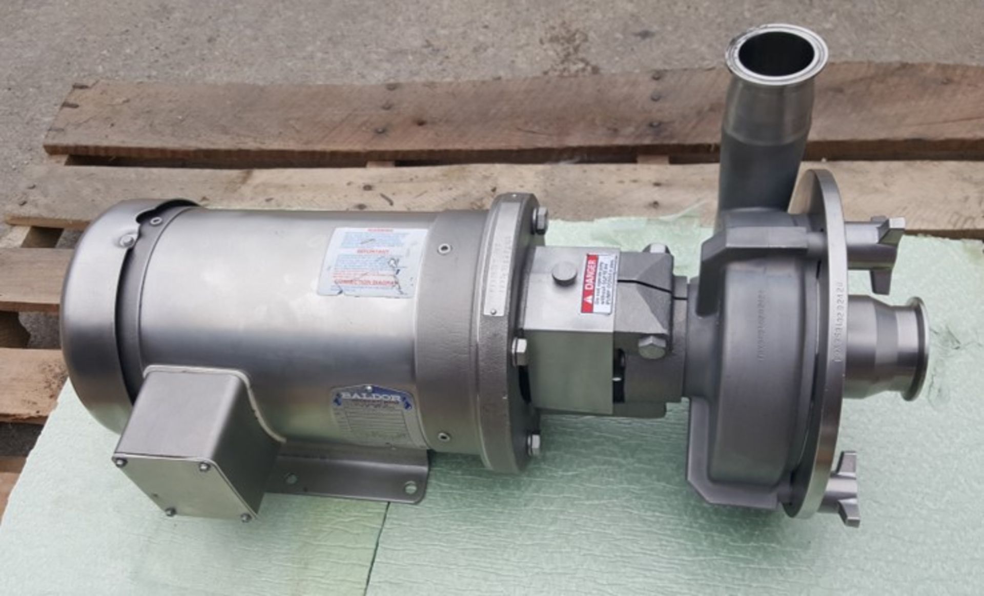 Fristam Model FPX 3531-160 S.S. Centrifugal Pump, 3HP, 1760 RPM, 230/460V - Bild 2 aus 3