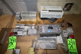 Lot of Assorted Electrical Support, Includes Allen-Bradley MicroLogix 1000, Allen-Bradley SLC 100