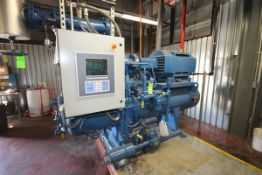 Mycom 350 hp Ammonia Screw Compressor, Frame Model COS24096-600, SN C99020J-5, Head Model 200 VLD,