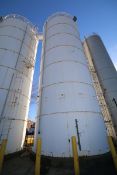 Aprox. 56 ft. H x 23 ft. Dia. Bolted Constructed Steel Resin Storage Silo with Bottom Access Door