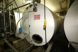 Chicago Stainless Equipment 6,000 Gal. Horizontal Insulated S/S Tank, S/N 911 with UV (Tank #1)