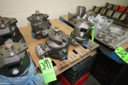 Rexroth and Bosch Hydraulic Pump Heads, S/N 42366814 (Rexroth) and 122 881 95486, Shaft Dia.: 3/