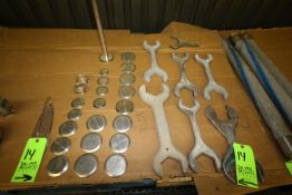 (42) Pcs. S/S Assorted Sanitary Grade Caps & Line Wrenches