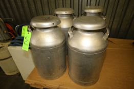 Buhl Type S/S 5 Gal. Milk Cans
