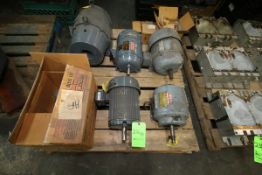 Lot of Assorted Blow Mold Motors on (1) Pallet