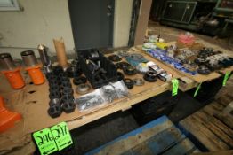 Lot of Assorted Blow Mold Support Hardware, Includes Tie Bar Nuts, Sprockets, Gears, NEW Bolts,