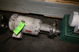 Ampco 10 hp Centrifugal Pump, Model C216 with 3" x 1-1/2" Clamp Type S/S Head and 3500 RPM Motor,