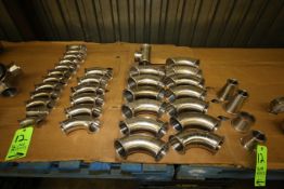1.5", 2", 2.5" & 3" Sanitary Grade Clamp Type Elbows, T's & Reducers