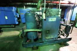 Quincy 200 hp Screw Air Compressor, Model QSI370WNW12A, S/N 94829, Water Cooled, Includes Starter (