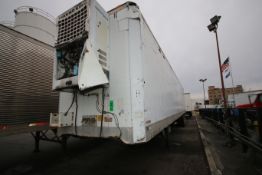 1991 Utility 45 ft. Tandem Axle Semi Trailer, VIN #1UYVS2451MM449219 with Right Side Access Hinged