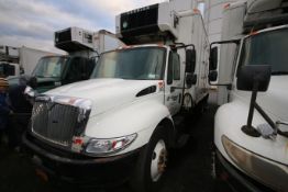 2002 International Tandem Axle Refrigerated Route Delivery Truck, Model 4400 6x4, VIN #