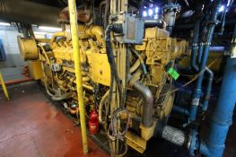 Caterpillar 16-Cylinder All Natural Gas Generator, Model 3516, 1000 KVA, 800 KW, 60 hz, 480 V,