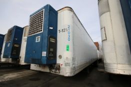 1996 Wabash 45 ft. Tandem Axle Semi-Trailer, VIN #1JJE452E5TL323096 with Roll-Up Rear Door and