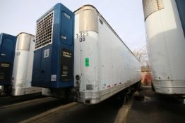 1996 Wabash 45 ft. Tandem Axle Semi-Trailer, VIN #1JJE452E4TL323090 with Roll-Up Rear Door and
