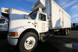 2001 International Tandem Axle Refrigerated Route Delivery Truck, Model 4900, VIN #1HTSHAAR21H344763