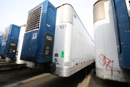 1996 Wabash 45 ft. Tandem Axle Semi-Trailer, VIN #1JJE452E8TL323089 with Roll-Up Rear Door and