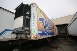 1993 Fruehauf 45 ft. Tandem Axle Semi Trailer, VIN #1H2R0452XPY002835 with Roll-Up Rear Door and