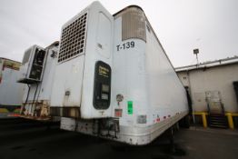 1996 Wabash 45 ft. Tandem Axle Semi Trailer, VIN #1JJE452E7TL323097 with Roll-Up Rear Door and