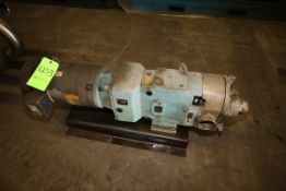 Waukesha Positive Displacement Pump, Model 130, S/N 362389-04 with 2-1/2" Clamp Type S/S Head and