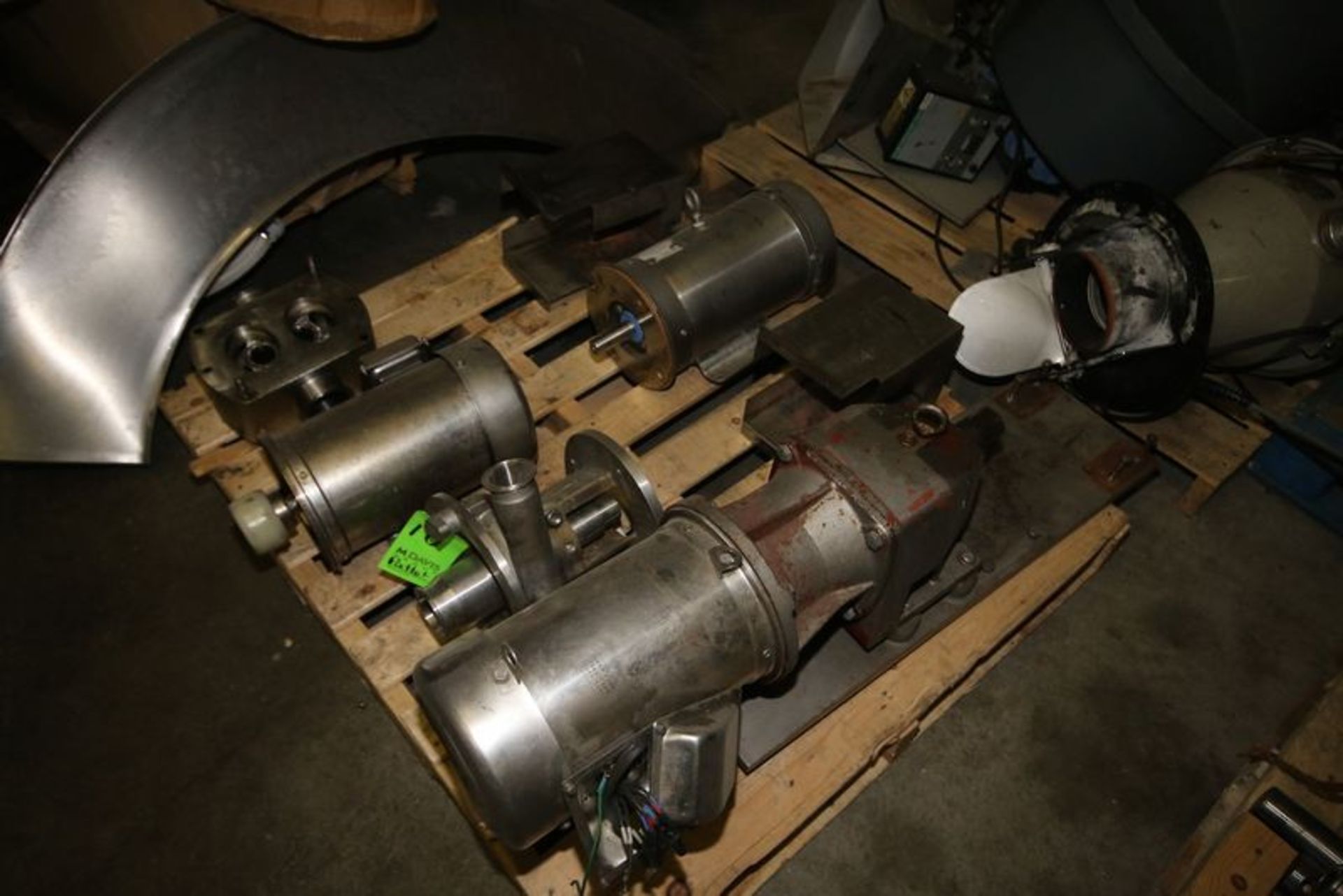 Pallet of Assorted Pump Components. Includes (2) S/S Pump Heads. (1)AMPCO 3" x 2" S/S Clamp Type - Image 2 of 4